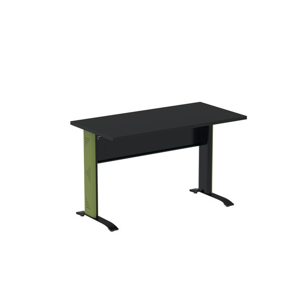 Escrivaninha Em Madeira M1900at Aretto 90cm Industrial Preto