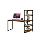 Escrivaninha Escritório Estante 4 Prateleiras Estrutura Aço M