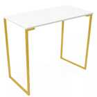 Escrivaninha Escritório Industrial Dourado