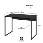 Escrivaninha Escritório Notebook Office Industrial 90cm - Pre
