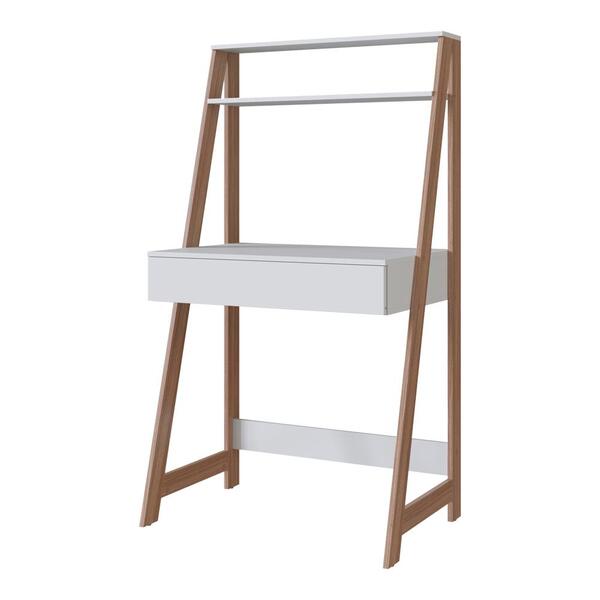 Escrivaninha Estante 1 Gaveta E 1 Prateleira B80 Novam