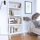 Escrivaninha Estante 2 Prateleiras Com 2 Estantes Para Livros