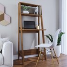 Escrivaninha Estante 2 Prateleiras E Estante Para Livros Esca