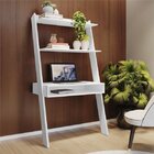 Escrivaninha Estante Escada Emoção Candian Jcm Móveis Branca