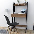 Escrivaninha Estante Escada Urban 1 Gaveta Appunto Castanho/p