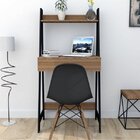 Escrivaninha Estante Escada Urban 1 Gaveta Appunto Castanho/p