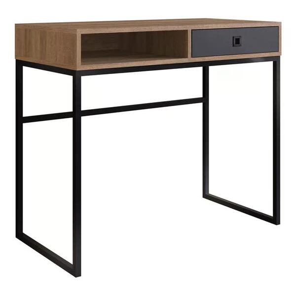 Escrivaninha Estilo Industrial 1 Gaveta Pp Milani Store