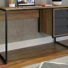 Escrivaninha Estilo Industrial 3 Gavetas Pp Milani Store