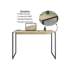 Escrivaninha Estilo Industrial Tokyo - Fit Mobel - Nature