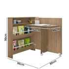 Escrivaninha Estrela Dobrável Funcional Almendra