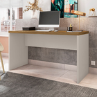 Escrivaninha Estudo Quarto Mdp Home Office Escritório Cacao-l