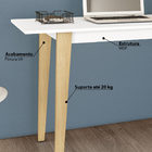 Escrivaninha Estudo Retrô - Branco