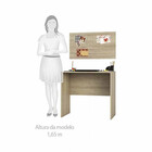 Escrivaninha Eucamóveis Multiuso Com Painel 173.465