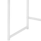 Escrivaninha F83 Madeira Taeda 80x75 Cm Base Aço Dmobiliario