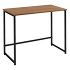 Escrivaninha F83 Madeira Taeda 80x75 Cm Base Aço Dmobiliario