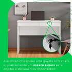 Escrivaninha Felícia 2 Gavetas Jcm Branco