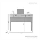 Escrivaninha Felícia Com 2 Gavetas E Chave Jcm Movelaria Cina