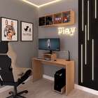 Escrivaninha Fini Carvalho Mel 130 Cm