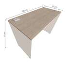 Escrivaninha Fini Com Tomada E Entrada Usb Branca E Geneve 10