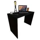 Escrivaninha Fini Com Tomada E Entrada Usb Preta 100 Cm