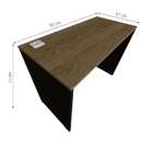 Escrivaninha Fini Com Tomada E Entrada Usb Preta E Carvalho M