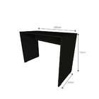 Escrivaninha Fini Preta 130 Cm