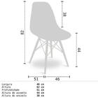 Escrivaninha Fit Industrial 120cm Natura E Cadeira Preta