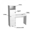 Escrivaninha Fortaleza 3 Portas 1 Nicho 120cm Nova Mobile Bra