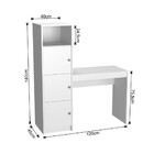 Escrivaninha Fortaleza 3 Pt Branca