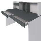 Escrivaninha France 2 Gavetas Grafito/branco - Artany