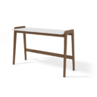 Escrivaninha Gales Nogueira/branco Fosco