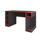 Escrivaninha Gamer Story Preto Vermelho