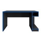 Escrivaninha Gamer Uol Preto Azul