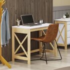 Escrivaninha Garden Ii Casatema Madeiraoriginals Branco/natur