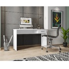 Escrivaninha Gávea Office Branco C/ Gaveta Mesa De Estudos P/