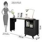 Escrivaninha Giratória 1 Gaveta Carinho Albatroz