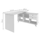 Escrivaninha Gold 2 Gv Branca