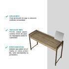 Escrivaninha Habitat Madeirada E Tubos Ouro Velho Carraro