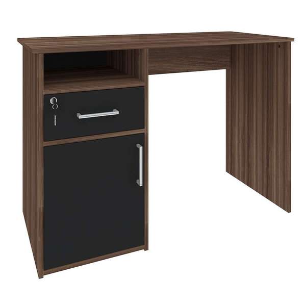 Escrivaninha Hall 1 Gv Ipê E Preta