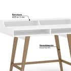 Escrivaninha Hannover 2 Nichos - Branco