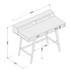 Escrivaninha Hannover 2 Nichos - Branco