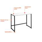 Escrivaninha Home Branca E Preta