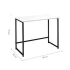 Escrivaninha Home Branca E Preta