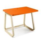 Escrivaninha Hush - Máxima Natural/laranja Novo