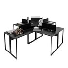 Escrivaninha Ilha Em L Estação De Trabalho Mesa Industrial 24