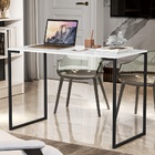 Escrivaninha Industrial Cosmos 0.9 Branco/preto – Mérito Move