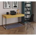 Escrivaninha Industrial Escritório Malta Canela Com 1 Cadeira