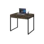 Escrivaninha Industrial Kuadra Com 2 Gavetas 90 Cm - Carvalho