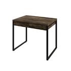 Escrivaninha Industrial Kuadra Com 2 Gavetas 90 Cm - Carvalho