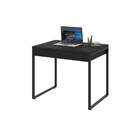 Escrivaninha Industrial Kuadra Com 2 Gavetas 90 Cm - Preto